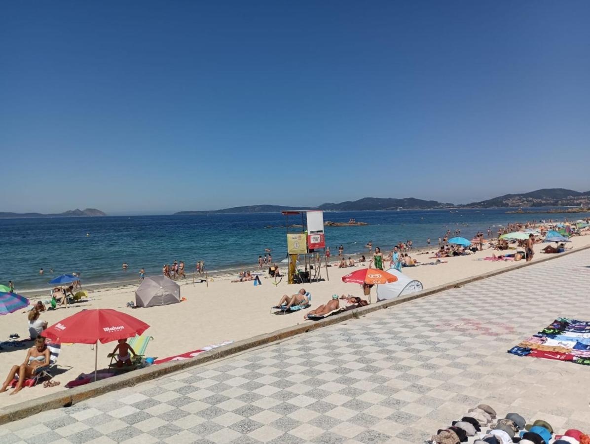 Samil Primera Linea De Playa Vigo Bagian luar foto